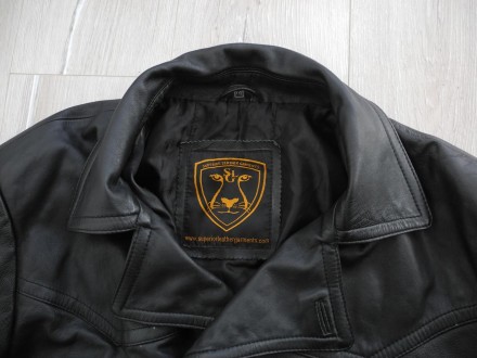 Морской Бушлат Куртка Superior Leather Garments р. XL / XXL ( Англия ) 100% кожа. . фото 3