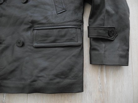 Морской Бушлат Куртка Superior Leather Garments р. XL / XXL ( Англия ) 100% кожа. . фото 9