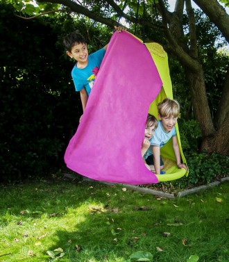 Уютные детские качели-палатки идеально подходят к любым качелям в саду. Ребенок . . фото 5
