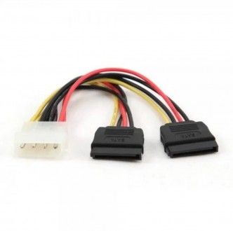 Кабель питания Molex на 2 SATA. Дополнительное питание. Переходник. Кабель.. Дніпро. фото 1 Кабель питания Molex на 2 SATA. Дополнительное питание. Переходник. Кабель.. Дніпро. фото 1