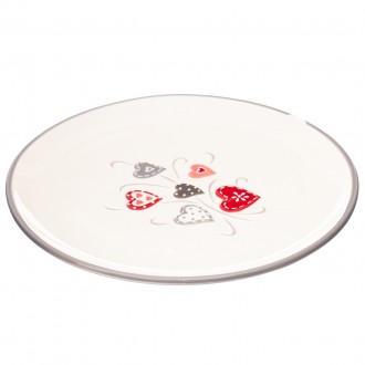 Керамическая тарелка "Love" стильная и в то же время практичная посуда. Тарелка . . фото 2