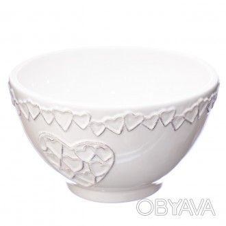 Пиала- удобная и качественная посуда для сервировки. Изготовлена из белой керами. . фото 1