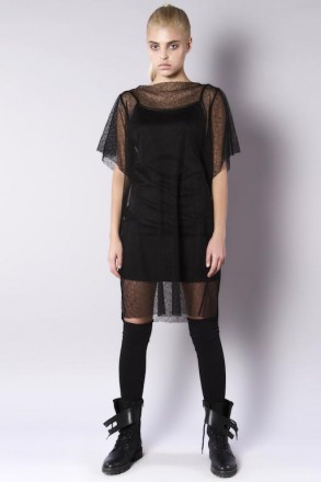 Прозрачное платье - сетка чёрного цвета британского бренда Prettylittlething раз. . фото 11