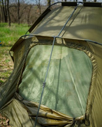 Улучшенные соединения делают палатку Ranger EXP 2-mann Bivvy очень лёгкой и быст. . фото 4