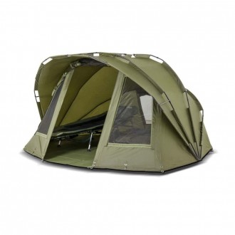 Удобная трёхместная палатка будет замечательным укрытием от дождя, ветра, снега,. . фото 4