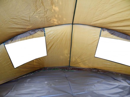 Удобная трёхместная палатка будет замечательным укрытием от дождя, ветра, снега,. . фото 5