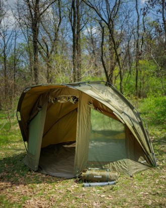 Удобная трёхместная палатка будет замечательным укрытием от дождя, ветра, снега,. . фото 6