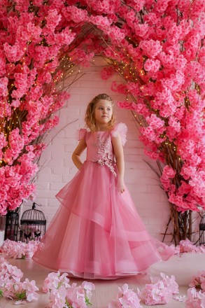 Шикарное детское нарядное платье для принцесс с вышивкой.
Рост 116.

Подойдут. . фото 3