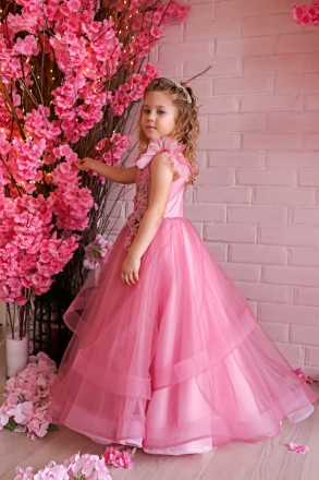 Шикарное детское нарядное платье для принцесс с вышивкой.
Рост 116.

Подойдут. . фото 6