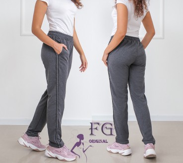 
Удобные брюки из трикотажа с лампасами
Женские трикотажные штаны – комфортный в. . фото 2