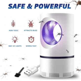 Низковольтная лампа-убийца от комаров USB UV электрическая; Светодиодная лампа-р. . фото 2