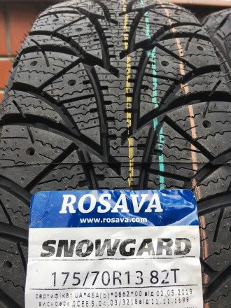 Продам НОВЫЕ зимние шины:
175/70R13 82T Snowgard Rosava (Украина) - 1250грн / 1. . фото 3