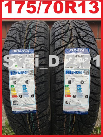 Продам НОВЫЕ зимние шины:
175/70R13 82T Snowgard Rosava (Украина) - 1250грн / 1. . фото 2