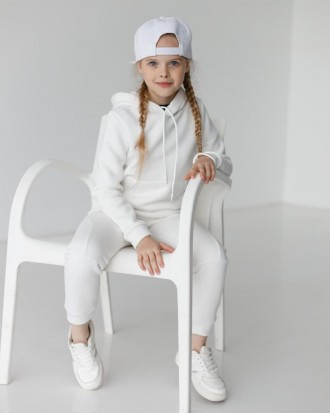 Тёплый спортивный костюм для девочки от 5 лет. Трёхнитка с начёсом (Пенье)Компле. . фото 3