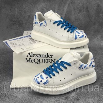 Кросівки кеди ALEXANDER MCQUEEN ВЗУТТЯ ALEXANDER MCQUEEN WHITEBLUE LEAF
Розмір: . . фото 3