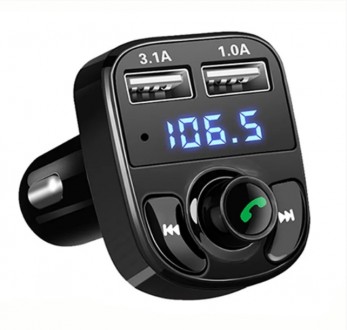 FM модулятор Bluetooth FM-X8C. Київ. фото 1 FM модулятор Bluetooth FM-X8C. Київ. фото 1