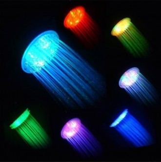 Насадка лейка для душа с подсветкой LED SHOWER, 7 цветов, без батареек.
Светодио. . фото 6