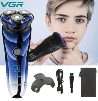 Электробритва Vgr V-306 - создана специально для мужчин, которые хотят всегда хо. . фото 5