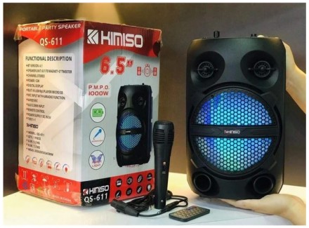 Портативная Bluetooth колонка с микрофоном Kimiso QS-611
Kimiso QS-611 популярна. . фото 5