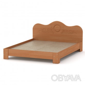 Ліжко-150 МДФ Компаніт - зручна і практична меблі для дому, характеризується сти. . фото 1