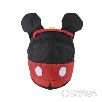 Детский рюкзак Lesko W640 Mickey Mouse с ремешком анти-потеряшкой дошкольный
. . фото 1
