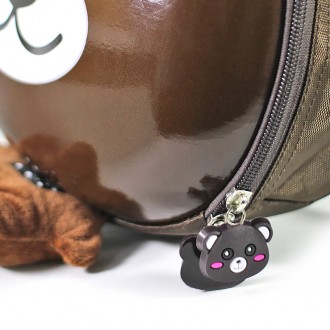 Детский рюкзак с твердым корпусом Funny Animals Lesko 2020 Медвежонок с ремешком. . фото 5