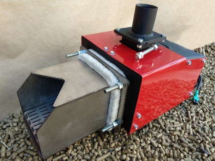 Автоматическая пеллетная горелка - факельная горелка с подвижной колосниковой ре. . фото 5
