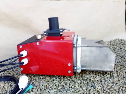 Автоматическая пеллетная горелка - факельная горелка с подвижной колосниковой ре. . фото 6