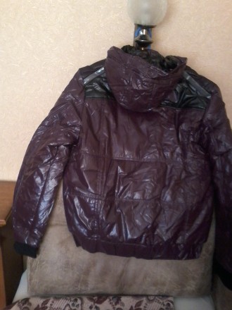 Новая мужская демисезонная куртка, молодежная, внутри на флисе и  синтепоне.Модн. . фото 5