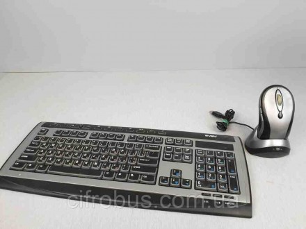 Комплект (клавиатура+мышь) • беспроводное подключение • USB • сенсор: оптический. . фото 2