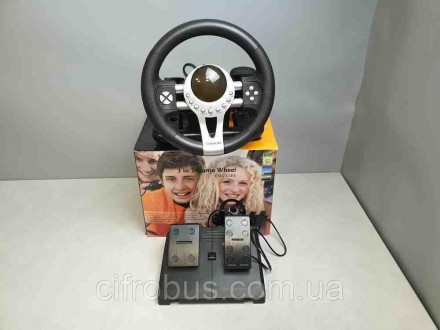 Проводной руль для PS2, PS3, ПК
виброотдача
крестовина
педали газа и тормоза
уго. . фото 2
