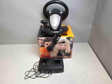 Проводной руль для PS2, PS3, ПК
виброотдача
крестовина
педали газа и тормоза
уго. . фото 4