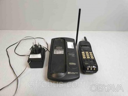 Радиотелефон Panasonic KX-TCA1BX, станция, блок питания, диапазон работы 900 МГц. . фото 1
