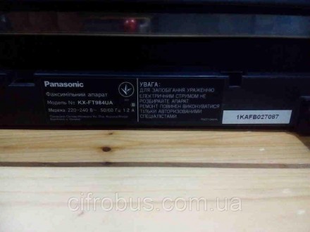 Факс Panasonic KX-FT984UA
Внимание! Комиссионный товар. Уточняйте наличие и комп. . фото 4