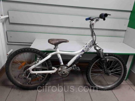 Детский 24"велосипед, для девочек от 8 лет. Цвет белый, Рама алюминий, вилка амо. . фото 6