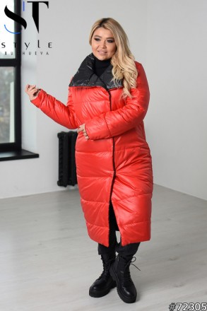 Стильное двухстороннее пальто идеально для зимних прогулок. Прямой силуэт, высок. . фото 7