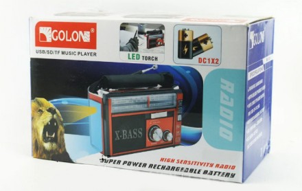 
Радиоприёмник Golon RX-381
Радиоприемник Golon RX-381 — портативное устро. . фото 6