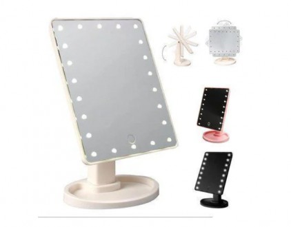 Косметическое зеркало с подсветкой 22 LED MIRROR
Чтобы сделать красивый и аккура. . фото 4