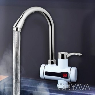  
Проточный водонагреватель с экраном
Цифровой кран-водонагреватель делает воду . . фото 1
