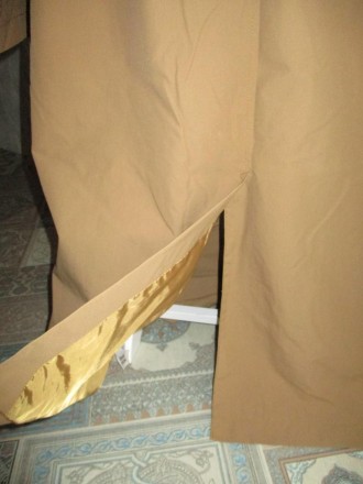 актуальный красивый бежевый плащ тренч Asos, размер 12, плечи 52 см, подмышки 63. . фото 9