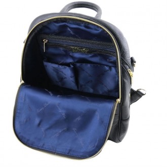 TL Bag - женский кожаный рюкзак мягкий, цвет - Черный, артикул - TL141376. . фото 5