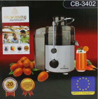 
Соковыжималка электрическая Crownberg CB-3402 600W
Свежевыжатый сок к завтраку
. . фото 4