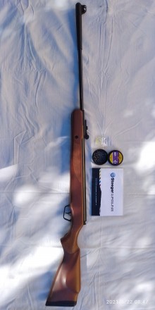 Продам пневматическую винтовку Stoeger X 50,калибр 4,5. Приклад  дерево.  Один х. . фото 2
