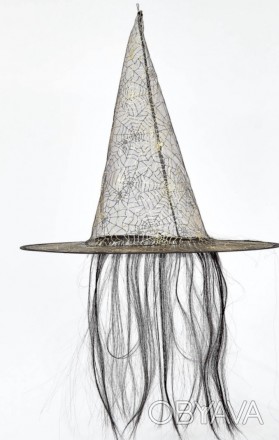 Шляпа Ведьмы с волосами // 
 
 Отправка данного товара производиться от 1 до 2 р. . фото 1