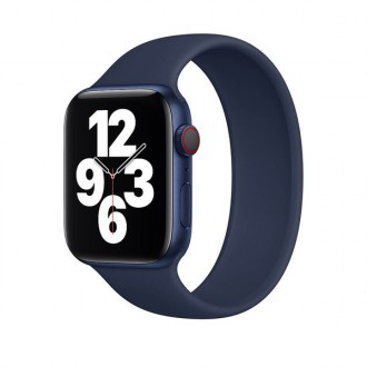 Силиконовый монобраслет iLoungeMax Solo Loop Midnight Blue для Apple Watch 41mm . Киев. фото 1 Силиконовый монобраслет iLoungeMax Solo Loop Midnight Blue для Apple Watch 41mm . Киев. фото 1