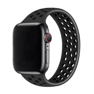 Силиконовый монобраслет iLoungeMax Solo Loop Nike Black | Black для Apple Watch . Киев. фото 1 Силиконовый монобраслет iLoungeMax Solo Loop Nike Black | Black для Apple Watch . Киев. фото 1