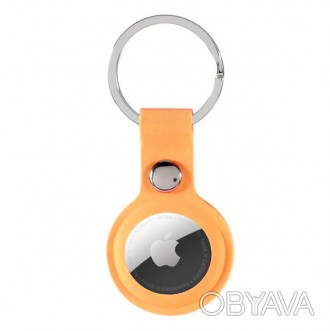 Силиконовый брелок с кольцом iLoungeMax Silicone Keychain Case для AirTag — макс. . фото 1