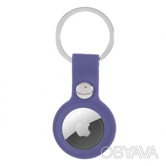 Силиконовый брелок с кольцом iLoungeMax Silicone Keychain Case для AirTag — макс. . фото 1