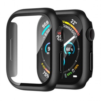 Защитный чехол со стеклом iLoungeMax Black Premium Case PC+Glass для Apple Watch. Киев. фото 1 Защитный чехол со стеклом iLoungeMax Black Premium Case PC+Glass для Apple Watch. Киев. фото 1