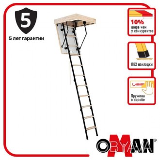 Горищні сходи Oman Mini Termo - вибір №1 серед українського споживача. Представл. . фото 1